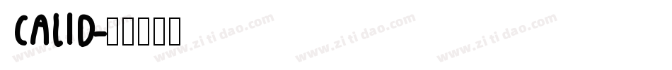 CALID字体转换