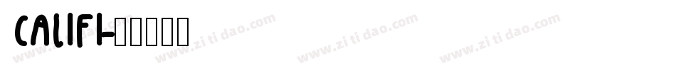 CALIFI字体转换
