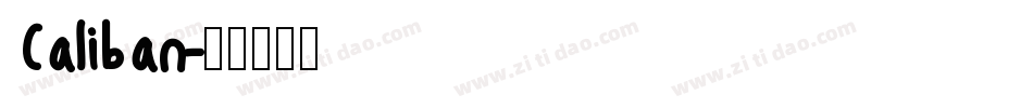 Caliban字体转换
