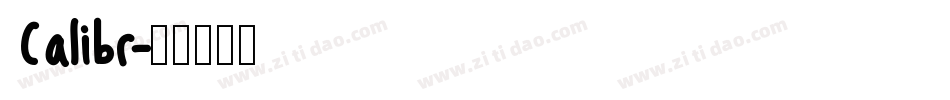 Calibr字体转换