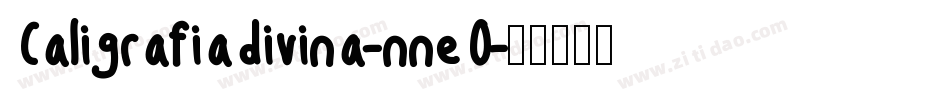 Caligrafiadivina-nneO字体转换