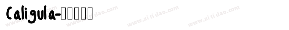 Caligula字体转换