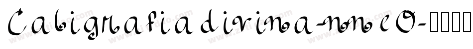 Caligrafiadivina-nneO字体转换
