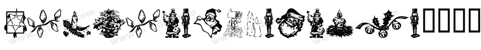 KrChristmasDings2004Six-9oZB字体转换
