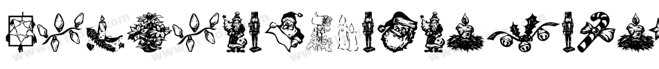 KrChristmasDingsOne-q311字体转换 KrChristmasDingsOne-q311字体转换