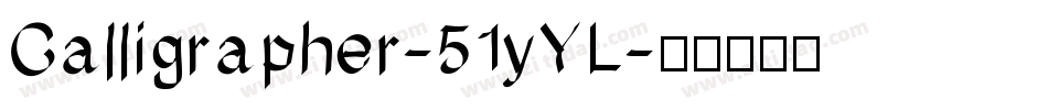 Calligrapher-51yYL字体转换