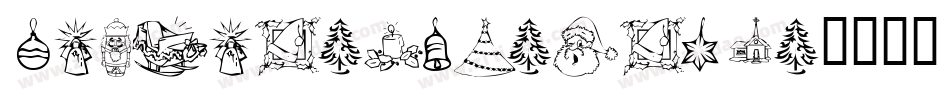 KrChristmasDings2004Six-9oZB字体转换