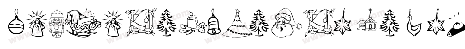 KrChristmasDingsOne-q311字体转换 KrChristmasDingsOne-q311字体转换