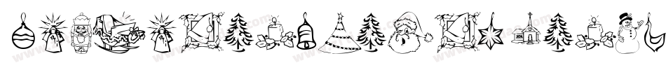 KrChristmasDingsTwo-g291字体转换 KrChristmasDingsTwo-g291字体转换