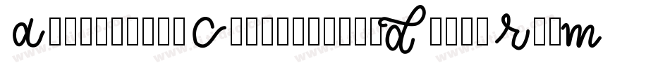 AntonellieCalligraphyDemo-Rj4M字体转换
