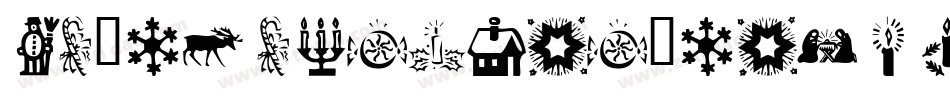 KR-Christmas-Candles-1字体转换