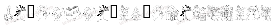 KR-Color-Me-Christmas-2002-2字体转换