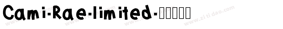 Cami-Rae-limited字体转换