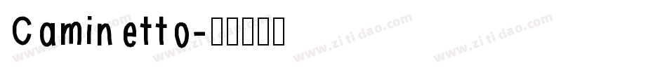 Caminetto字体转换