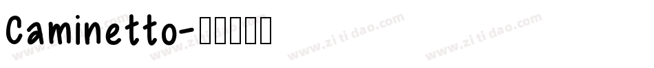 Caminetto字体转换