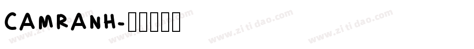 CAMRANH字体转换