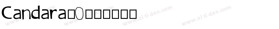 Candara_0字体转换