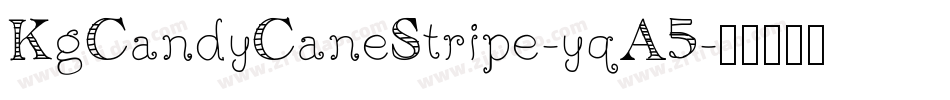 KgCandyCaneStripe-yqA5字体转换