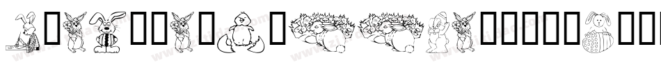KrEasterBunnies-4yXp字体转换