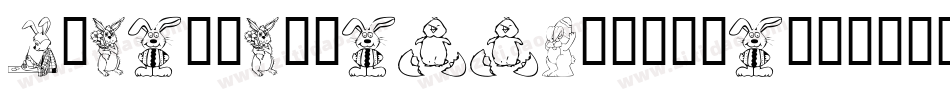 KrEasterRabbit-r37A字体转换