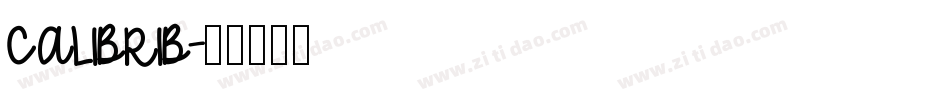 CALIBRIB字体转换