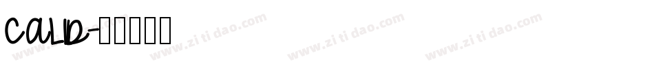 CALID字体转换