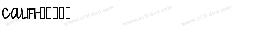 CALIFI字体转换