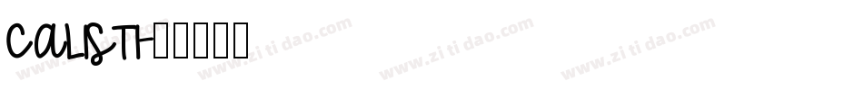 CALISTI字体转换