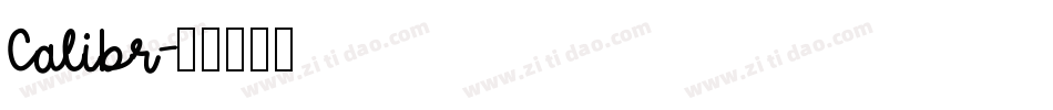 Calibr字体转换