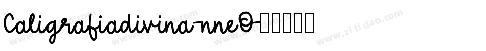 Caligrafiadivina-nneO字体转换