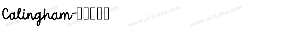 Calingham字体转换