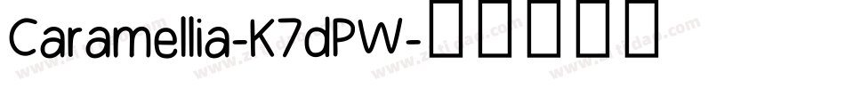 Caramellia-K7dPW字体转换