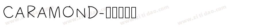 CARAMOND字体转换