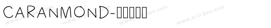 CARANMOND字体转换