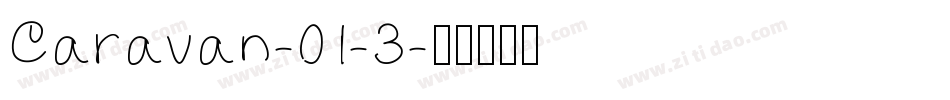 Caravan-01-3字体转换
