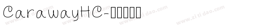 CarawayHC字体转换