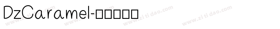 DzCaramel字体转换