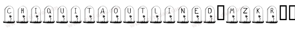 ChiquitaOutlined-MZKr字体转换
