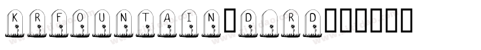 KrFountain-D0rD字体转换