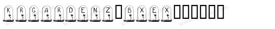 KrGardenz-BXEx字体转换