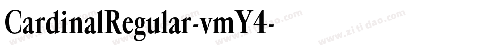CardinalRegular-vmY4字体转换 CardinalRegular-vmY4字体转换
