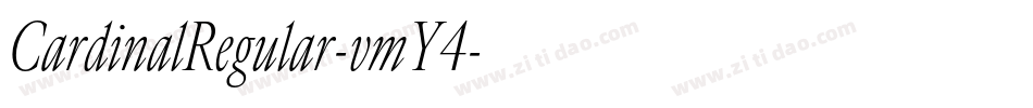 CardinalRegular-vmY4字体转换 CardinalRegular-vmY4字体转换