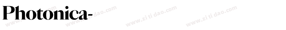 Photonica字体转换