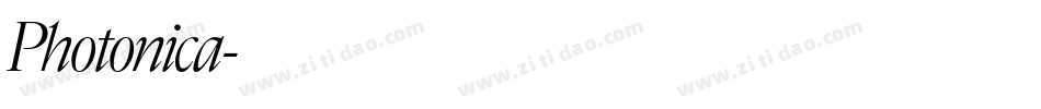 Photonica字体转换