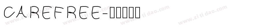 CAREFREE字体转换