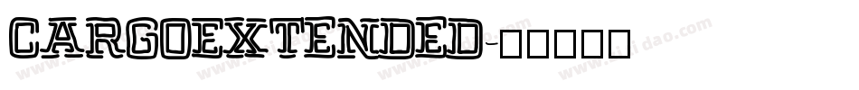 CargoExtended字体转换