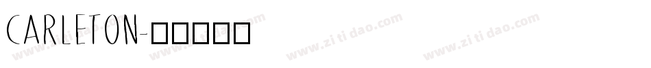 CARLETON字体转换