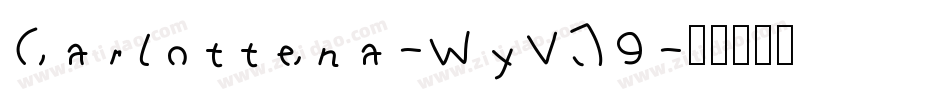 Carlottena-WyVJ9字体转换
