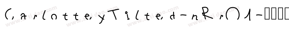 CarlotteyTilted-nRrO1字体转换