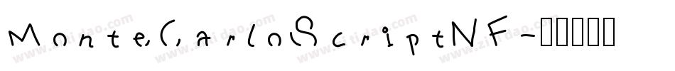 MonteCarloScriptNF字体转换